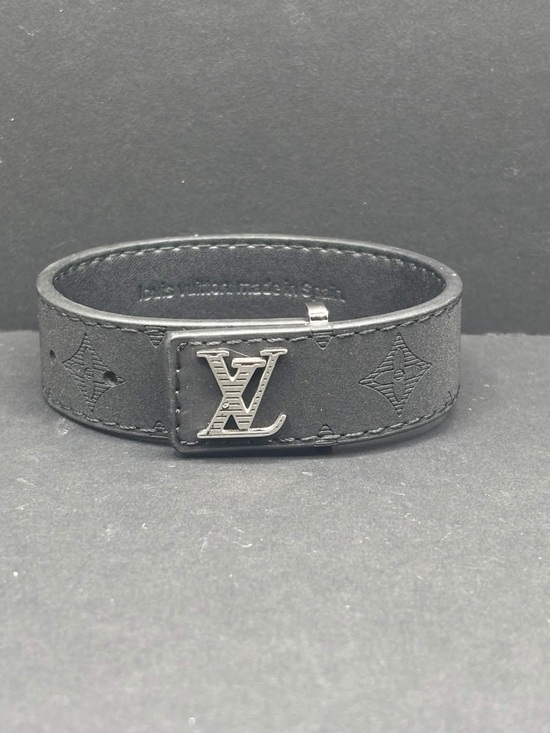 Louis Vuitton Jewelry - Louis Vuitton Bracelet Black Leather